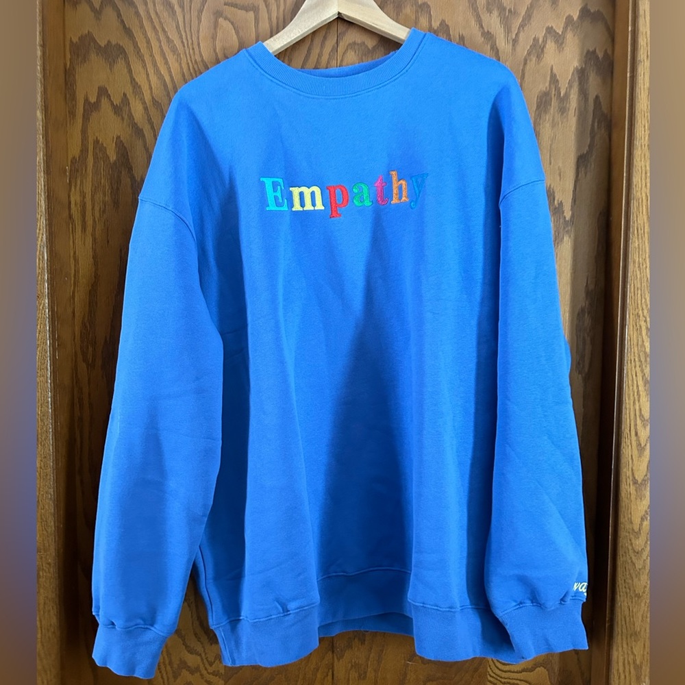 Empathy Always Royal Blue Crewneck
